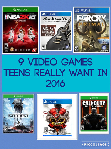 video games for teenagers